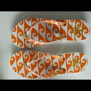 New Tory Burch Flip Flops